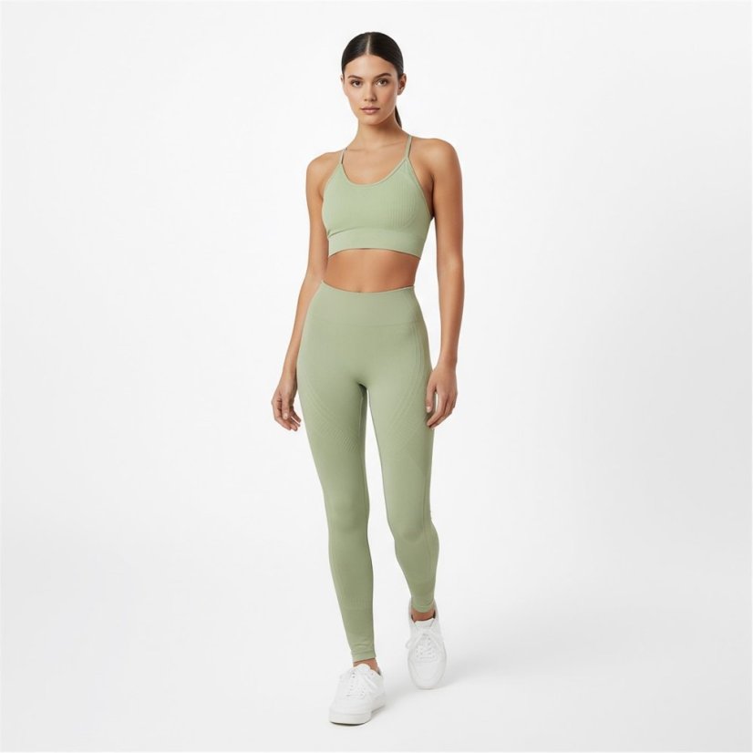 USA Pro Core High Rise Seamless Tights Womens Tea