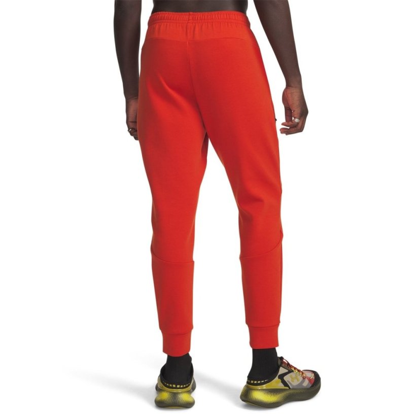 Under Armour Men's Unstoppable Closed Hem Fleece Joggers Surplus Orange