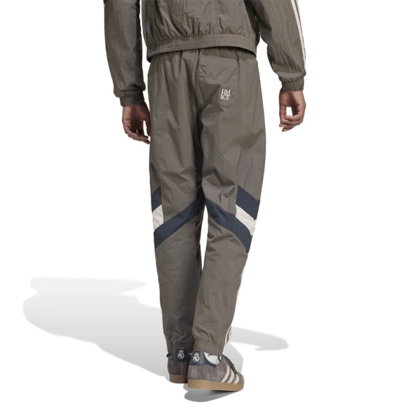 adidas Real Madrid Originals Tracksuit Bottoms Adults Charcoal/Grey