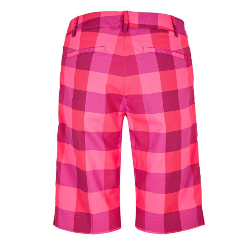 Puma (14) Golf Plaid Tech Short Womens Pink