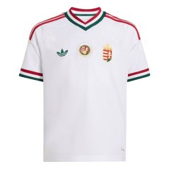adidas Hungary Away Shirt World Cup ™ 2026 Junior White/Red
