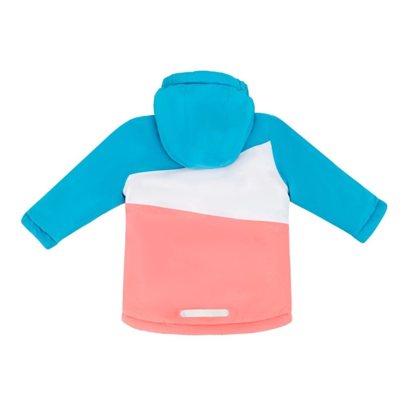Campri Kids' Windproof Fleece Lined Long Sleeve Ski Jacket White/Pink