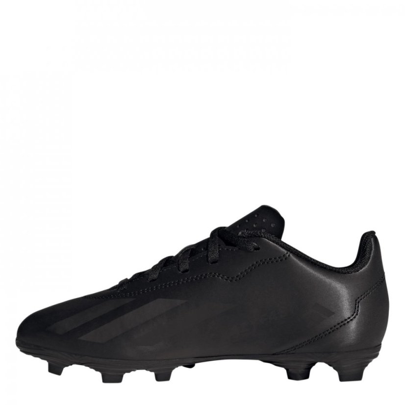 adidas X Crazyfast Club Childrens Flexible Firm Ground Football Boots Black/Black