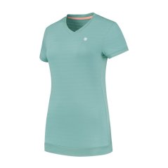 K Swiss KS Hypercourt V-Neck dámske tričko Nile Blue
