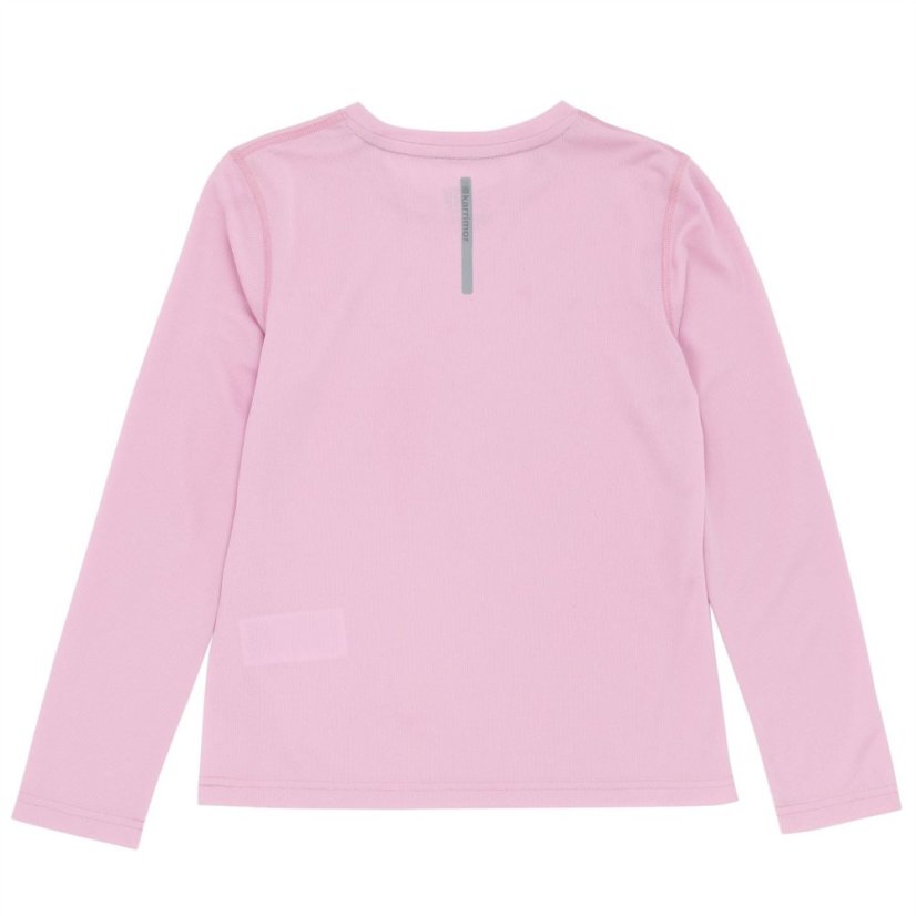 Karrimor Long Sleeve Run T Shirt Junior Girls Pink