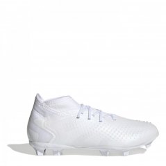 adidas Predator Accuracy.1 Childrens Firm Ground Football Boots White/White