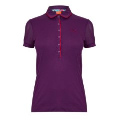 Puma (14) Golf Novely Sleeve Polo Womens Purple