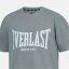Everlast Men's Graphic Cotton Short Sleeve Oversized Fit T-Shirt Charcoal