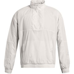 Under Armour Men's Curry Woven Weather-Resistant Athletic Fit Performance Training Jacket White