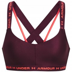 Under Armour Armour Ua Crossback Low Impact Sports Bra Womens Maroon