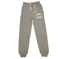 Lee Cooper Classic Closed Hem Jogging Bottoms Girls Grey Marl