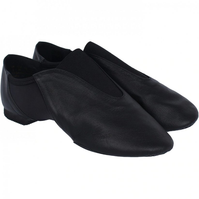 Slazenger Split Sole Leather Jazz Shoe Black