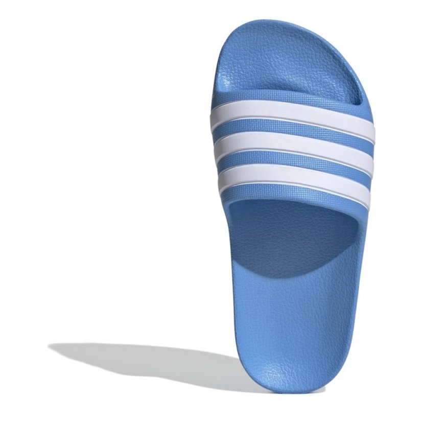 adidas Adilette Aqua Slides Junior Blue/White