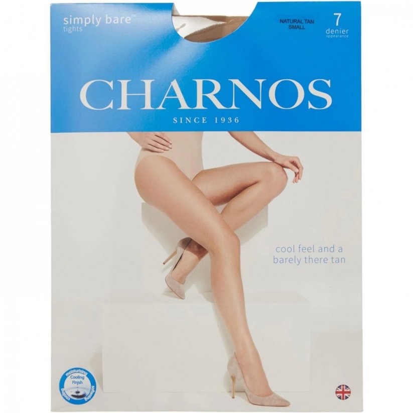Charnos Simply bare 7 denier tights Natural Tan