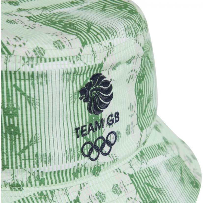 adidas Team GB Bucket Hat Unisex Green Spark