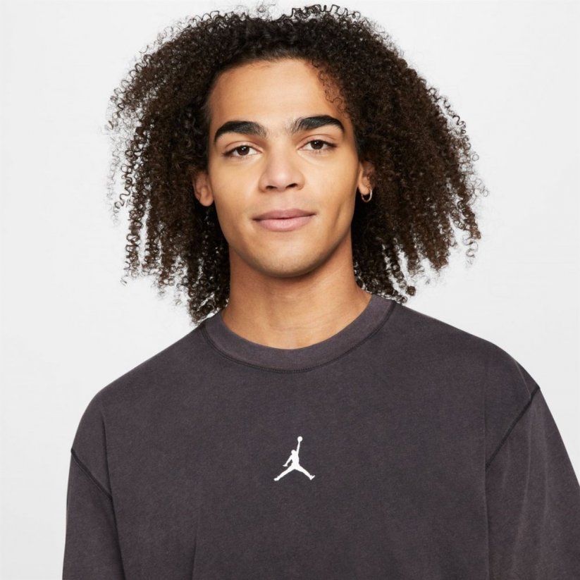 Air Jordan DriFit Short Sleeve pánské tričko Black/White