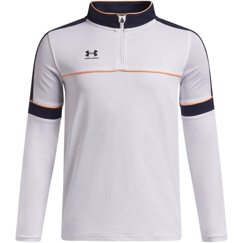 Under Armour Challenger Training Quarter Zip Juniors White/Navy