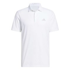 adidas Men's Short Sleeve Performance Polo Shirt White