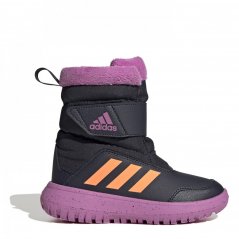 adidas Winter Play Boots Child Girls LegendInk/Lilac