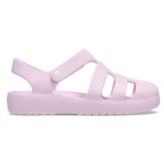 Crocs Unisex Kids Fisherman Flat Sandals Pink Milk