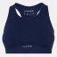 USA Pro UP Seamless Crop Sports Bra Navy
