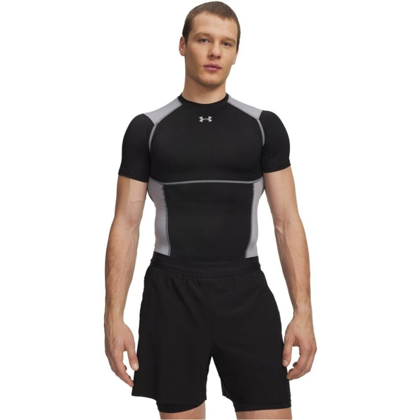Under Armour Men's Baselayer Top Black/Steel