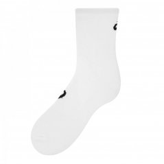 Asics Quarter Three Pack Socks Mens White