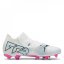Puma Future 7 Match Womens Firm Ground Football Boots White/Blk/Pink