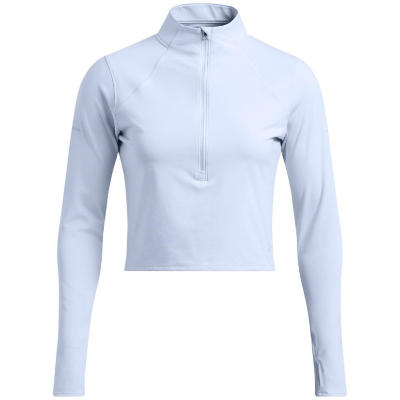Under Armour Women's Launch Elite Half-Zip Long-Sleeve Performance Top Blue