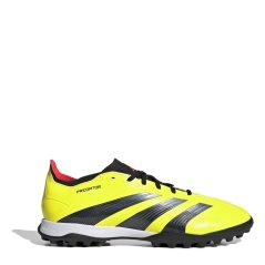 adidas Predator 24 League Low Turf Football Boots Yellow/Blk/Red