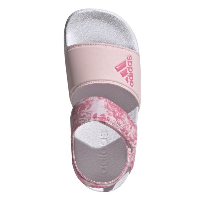 adidas Adilette Sandal K Sliders Unisex Kids Clear Pink/Wht