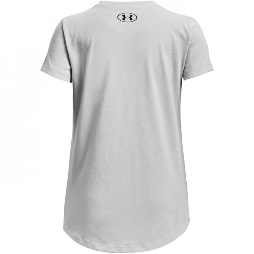 Under Armour Live Sportstyle Graphic Short Sleeve T Shirt Girls Grey