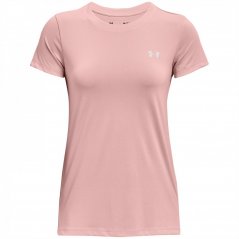 Under Armour Armour Tech Ssc - Solid Gym Top Womens Pink