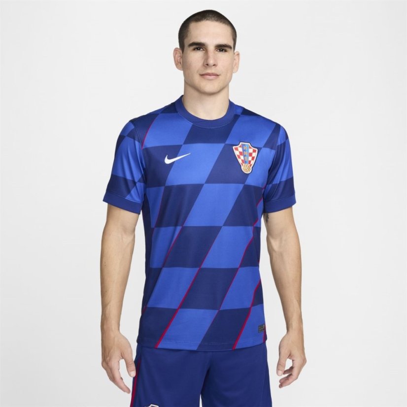 Nike Croatia Away Shirt 2024 Adults Blue