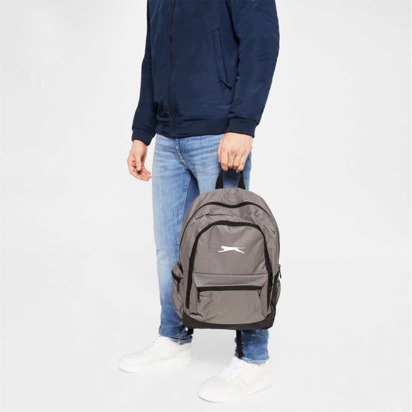 Slazenger Backpack and Lunch Box Charcoal