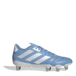 adidas Kakari Elite Soft Ground Rugby Boots Blu/Wht/Gld