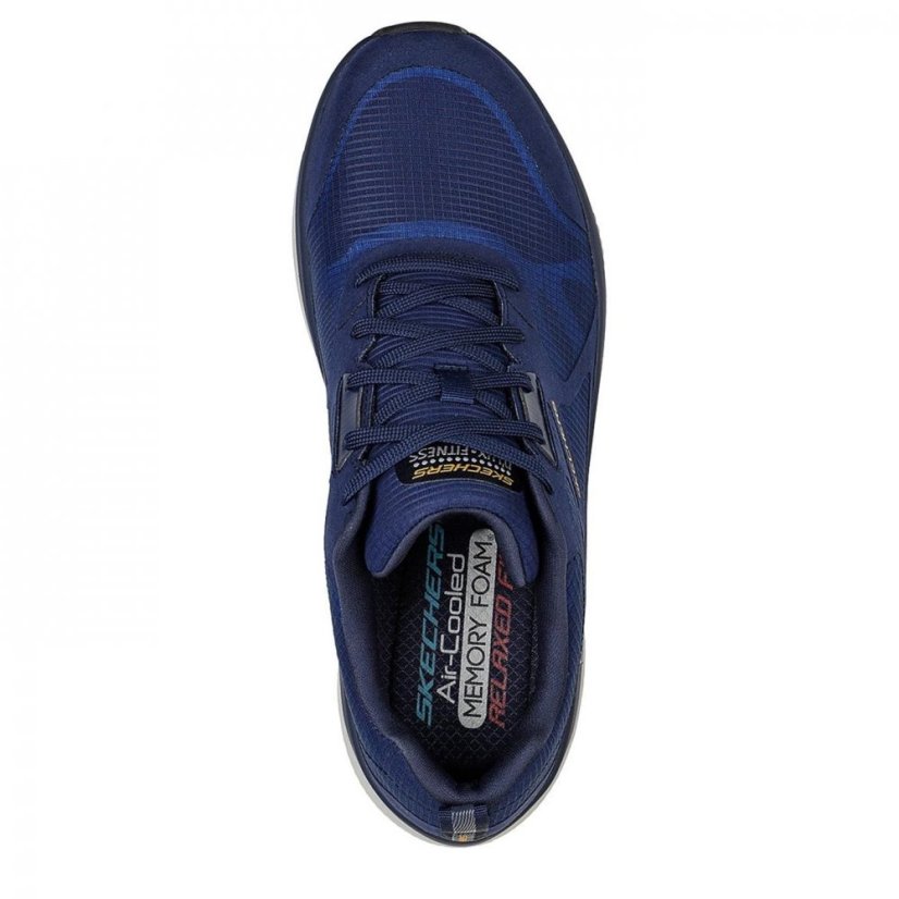 Skechers Mens D'lux Fit Trainers Navy/Blue