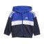 adidas Tiberio 3-Stripes Colorblock Fleece Track Suit Infants Blue/Grey