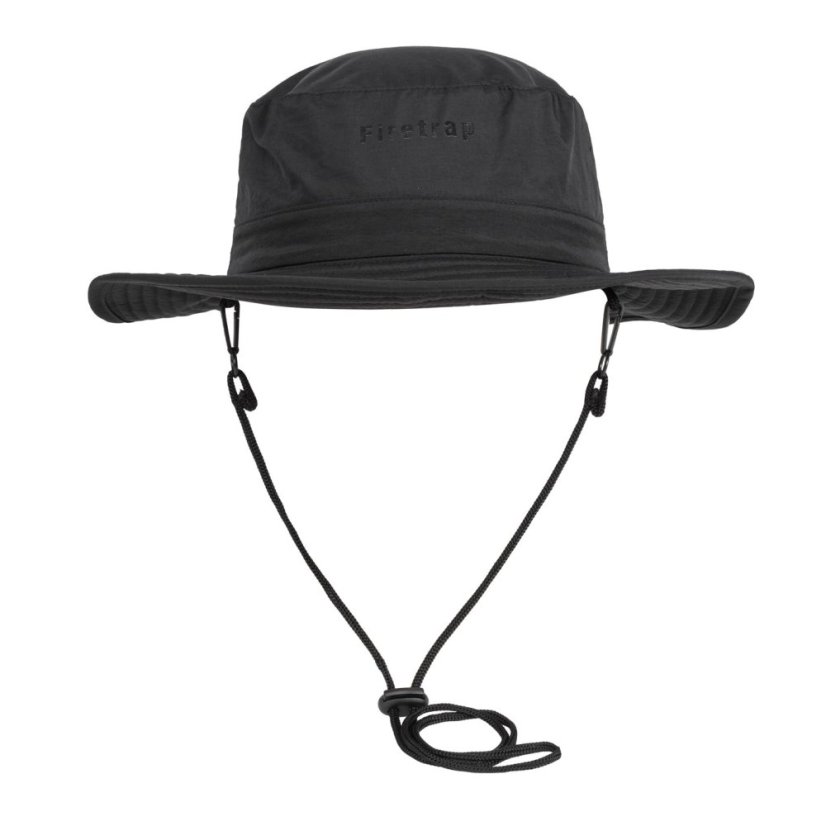 Firetrap Bucket Hat Adults Black