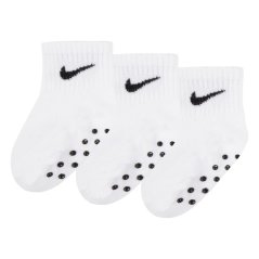 Nike Core Swoosh Gripper Trainer Socks White/Black