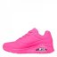 Skechers UNO Stand On Air Trainers Womens Hot Pink