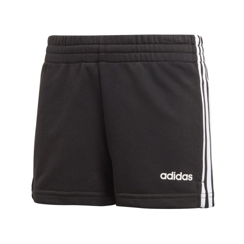 adidas Essentials 3-Stripes Shorts Juniors Black/White