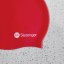 Slazenger Junior Silicone Swim Cap Red/Clear