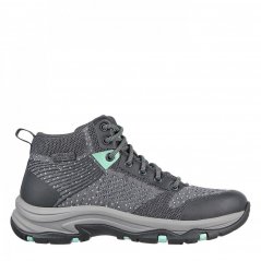 Skechers Trego - Out Of Here Trekking Boots Womens Gry/Mint/Hot M