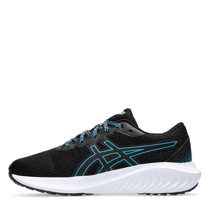 Asics Gel Excite 10 Grade School Running Shoes Juniors Black/Aqua