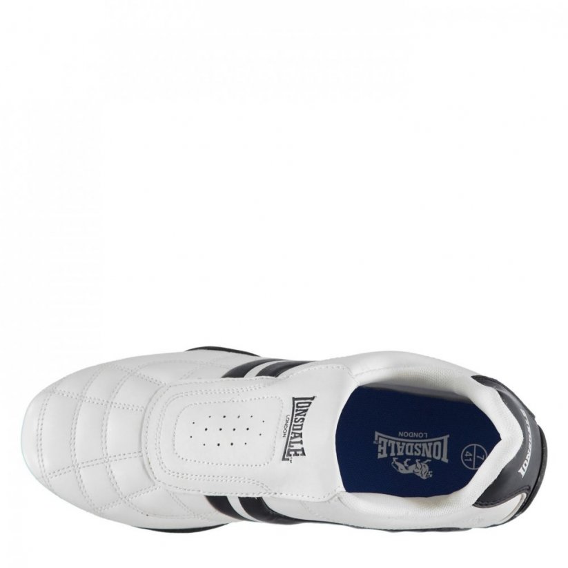 Lonsdale Camden Slip Mens Trainers White/Navy