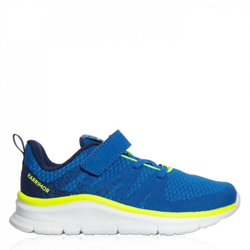 Karrimor Duma 6 Child Boys Running Shoes Blue/Lime