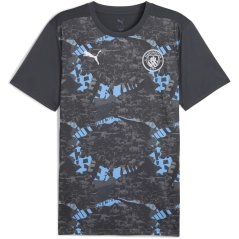 Puma Manchester City Pre Match Shirt 2024 2025 Adults Grey Cool/Grey