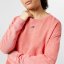 Tommy Sport RELAXED LINEN C-NK SWEATSHIRT Crystal Coral