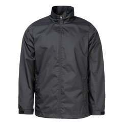 Slazenger Men's Water Resistant Windproof Funnel Neck Long Sleeve Performance Golf Jacket Black